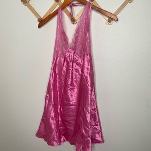 Vintage sexy pink baby doll size M maybe Small.